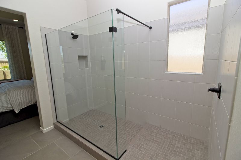 Spa-Style Shower with Glass Enclosure